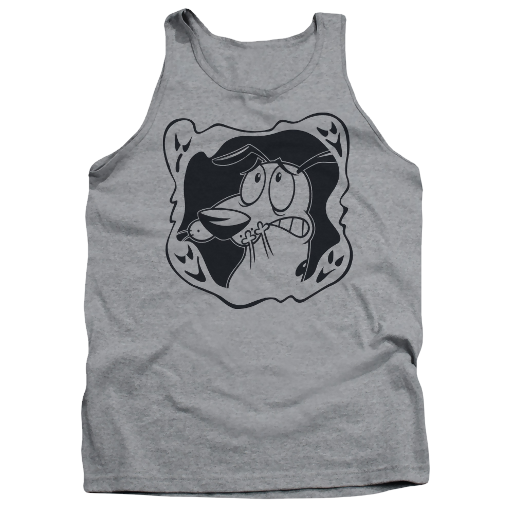 Courage The Cowardly Dog Ghost Frame Men's Tank Men's Tank Courage the Cowardly Dog