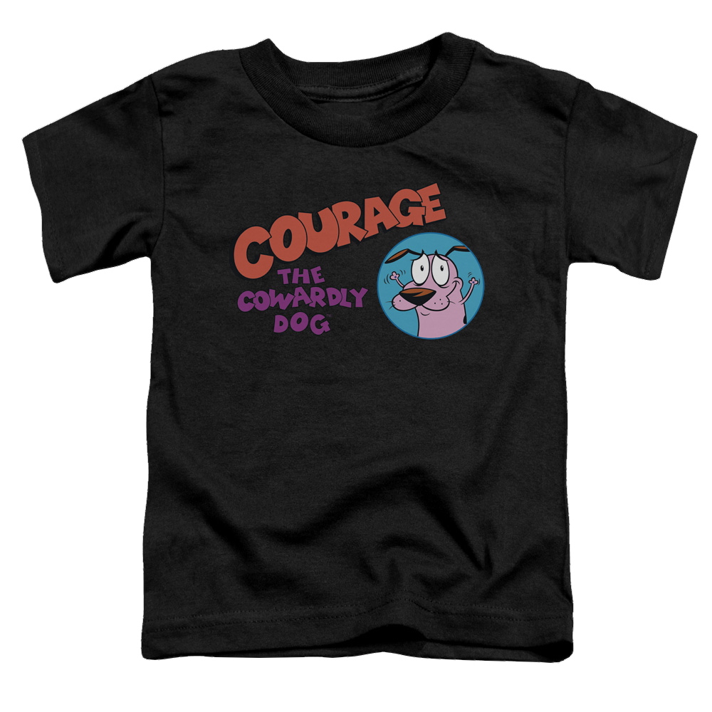 Courage the Cowardly Dog Courage Logo - Toddler T-Shirt Toddler T-Shirt Courage the Cowardly Dog