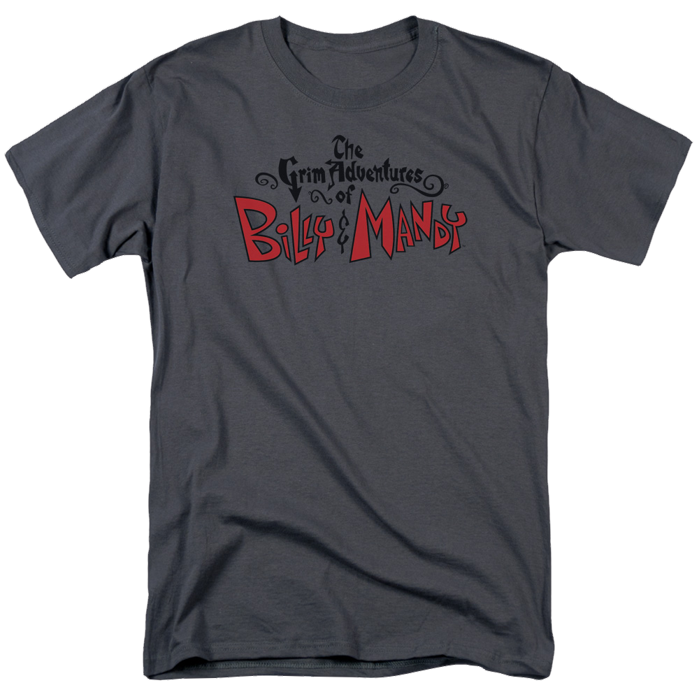 Grim Adventures of Billy & Mandy, The Grim Logo - Men's Regular Fit T-Shirt Men's Regular Fit T-Shirt The Grim Adventures of Billy & Mandy
