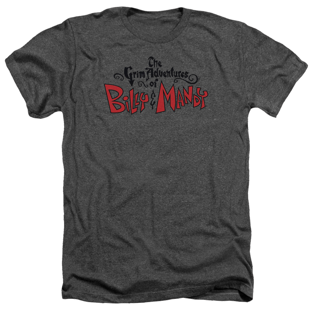 Grim Adventures of Billy & Mandy, The Grim Logo - Men's Heather T-Shirt Men's Heather T-Shirt The Grim Adventures of Billy & Mandy