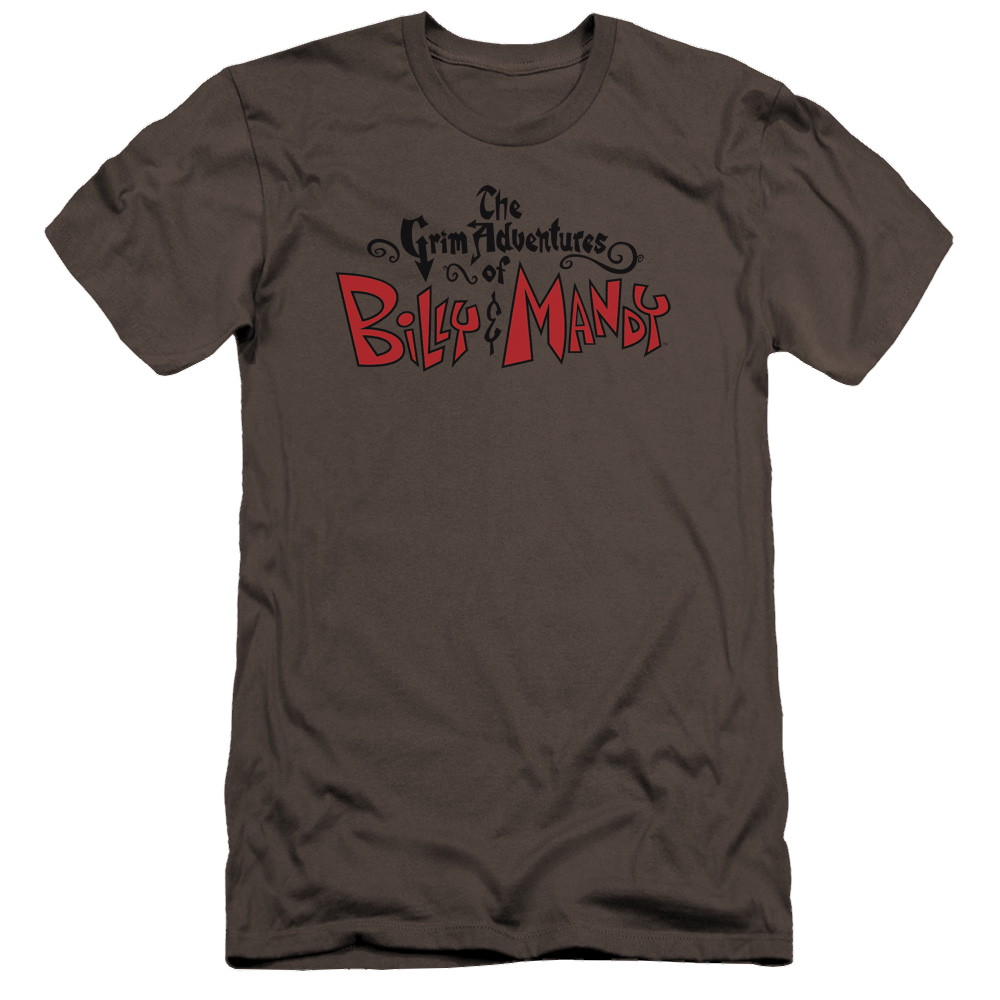 Grim Adventures of Billy & Mandy, The Grim Logo - Men's Premium Slim Fit T-Shirt Men's Premium Slim Fit T-Shirt The Grim Adventures of Billy & Mandy