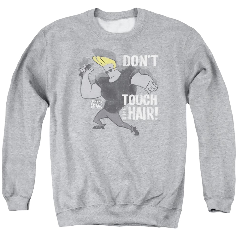 Johnny Bravo Hair Men's Crewneck Sweatshirt Men's Crewneck Sweatshirt Johnny Bravo