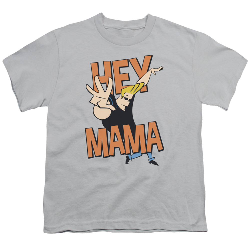 Johnny Bravo Hey Mama - Youth T-Shirt Youth T-Shirt (Ages 8-12) Johnny Bravo