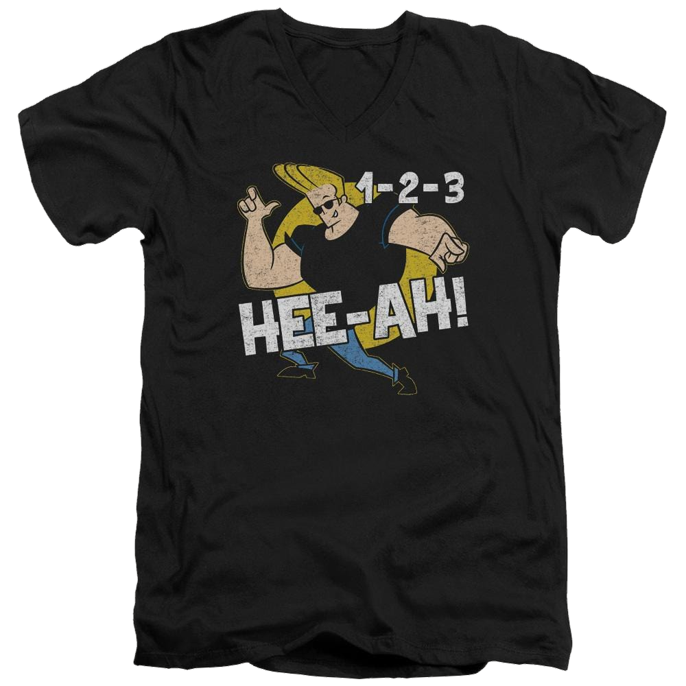 Johnny Bravo 123 Men's V-Neck T-Shirt Men's V-Neck T-Shirt Johnny Bravo