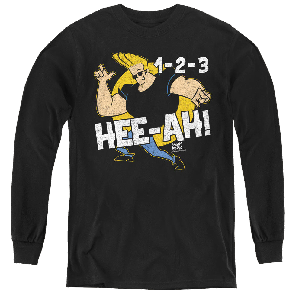 Johnny Bravo 123 - Youth Long Sleeve T-Shirt Youth Long Sleeve T-Shirt Johnny Bravo