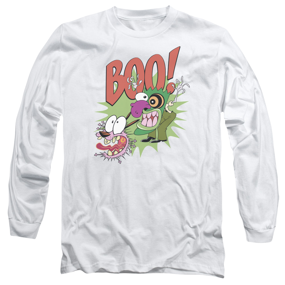 Courage The Cowardly Dog Stupid Dog - Men's Long Sleeve T-Shirt Men's Long Sleeve T-Shirt Courage the Cowardly Dog