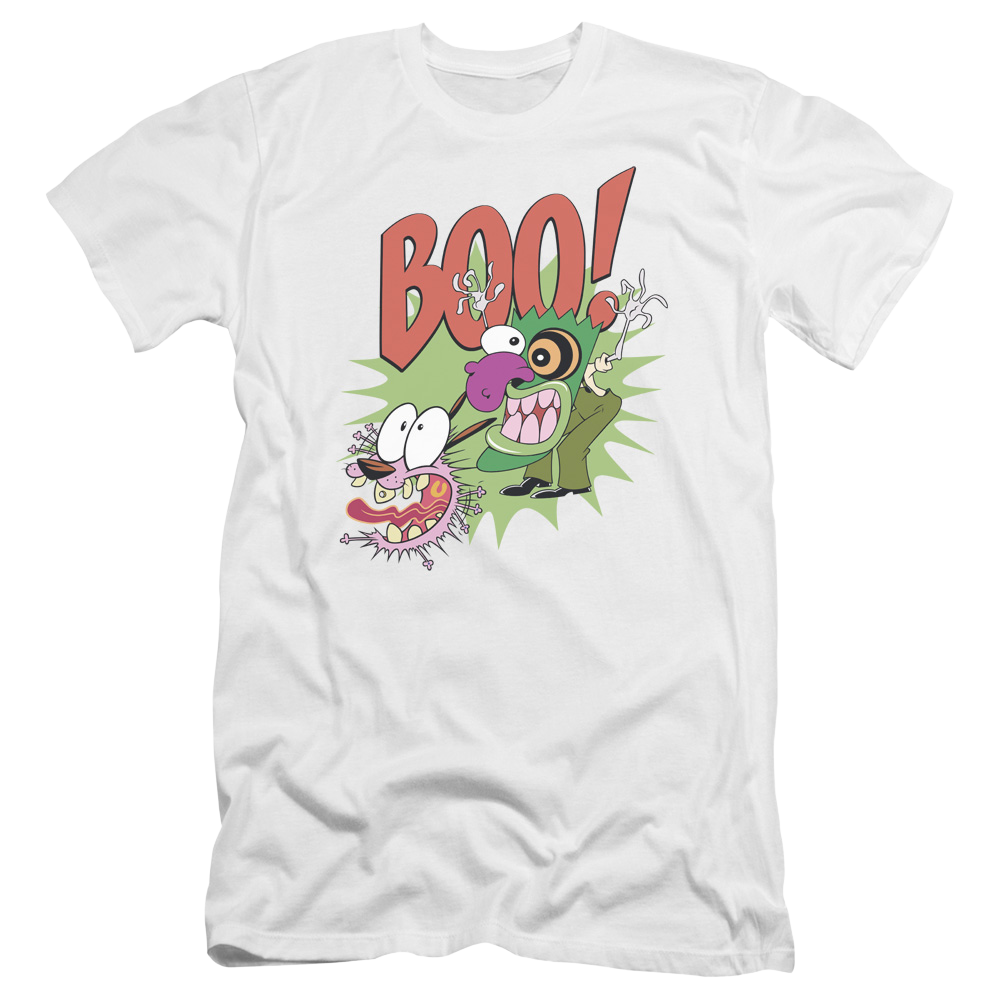 Courage The Cowardly Dog Stupid Dog - Men's Premium Slim Fit T-Shirt Men's Premium Slim Fit T-Shirt Courage the Cowardly Dog