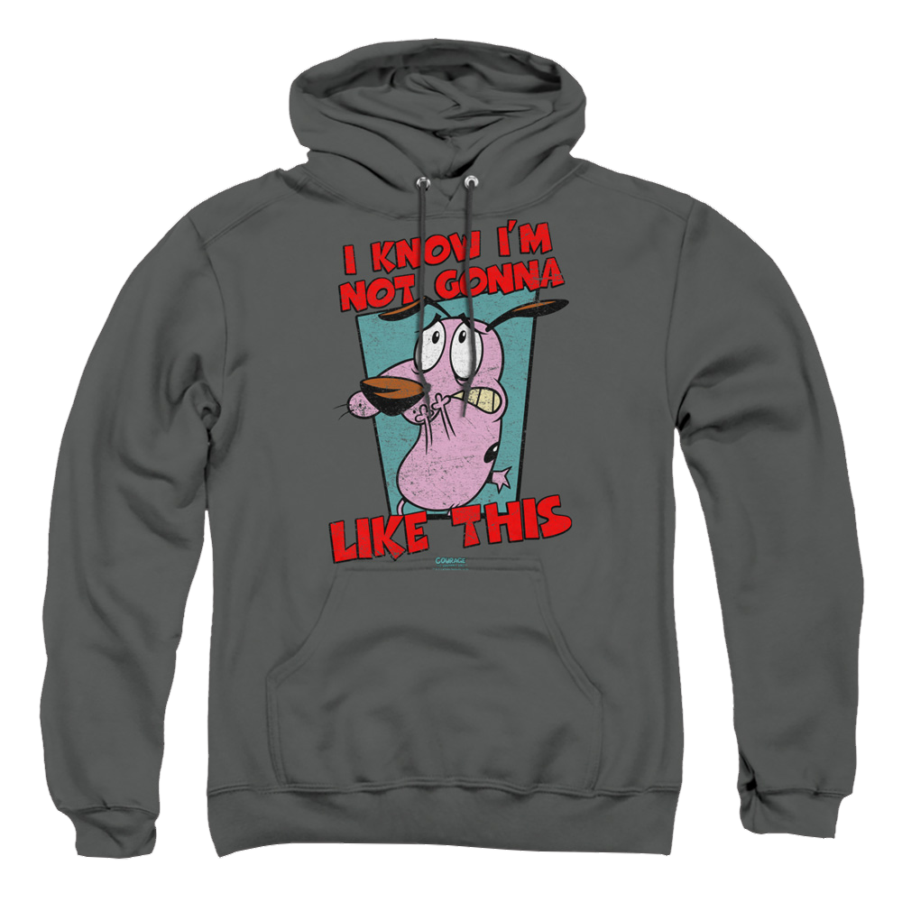 Courage The Cowardly Dog Not Gonna Like - Pullover Hoodie Pullover Hoodie Courage the Cowardly Dog