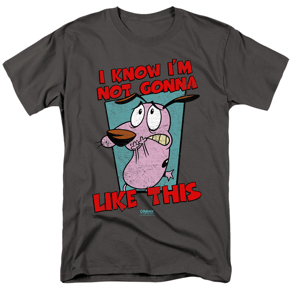 Courage The Cowardly Dog Not Gonna Like - Men's Regular Fit T-Shirt Men's Regular Fit T-Shirt Courage the Cowardly Dog