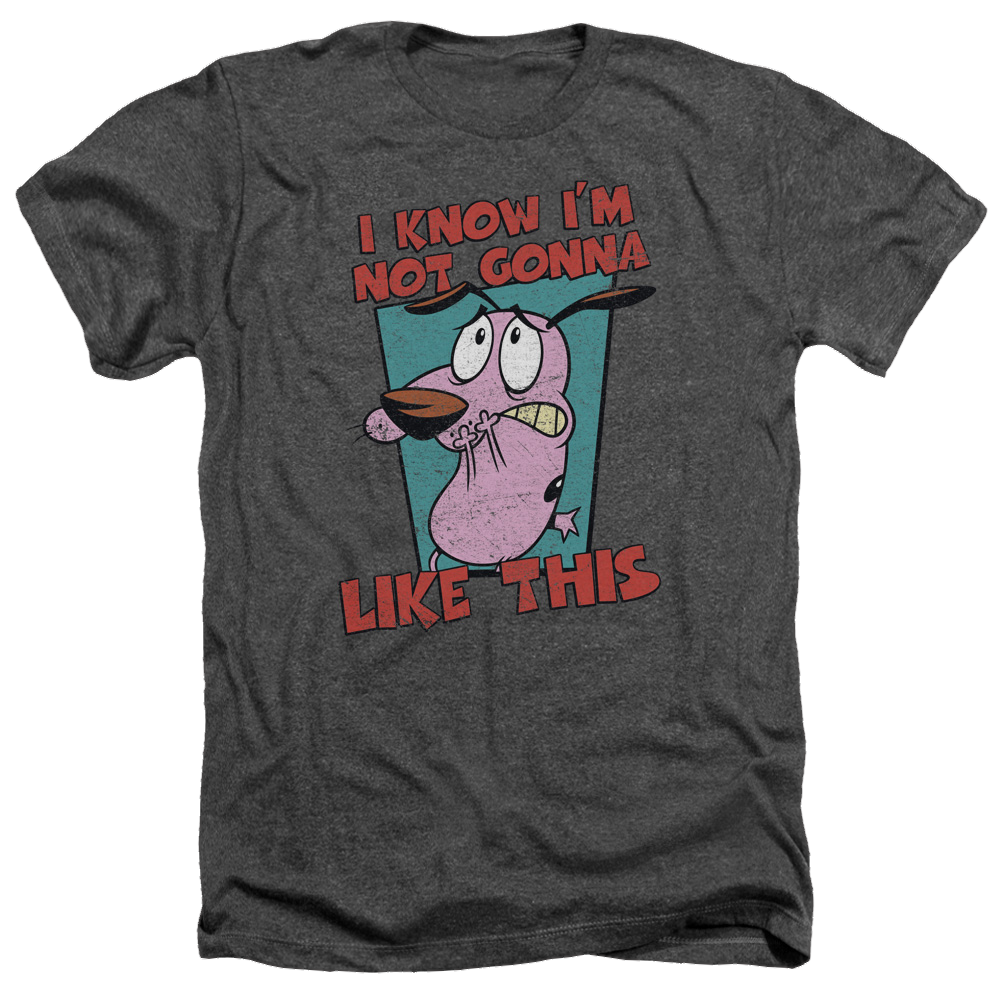 Courage The Cowardly Dog Not Gonna Like - Men's Heather T-Shirt Men's Heather T-Shirt Courage the Cowardly Dog