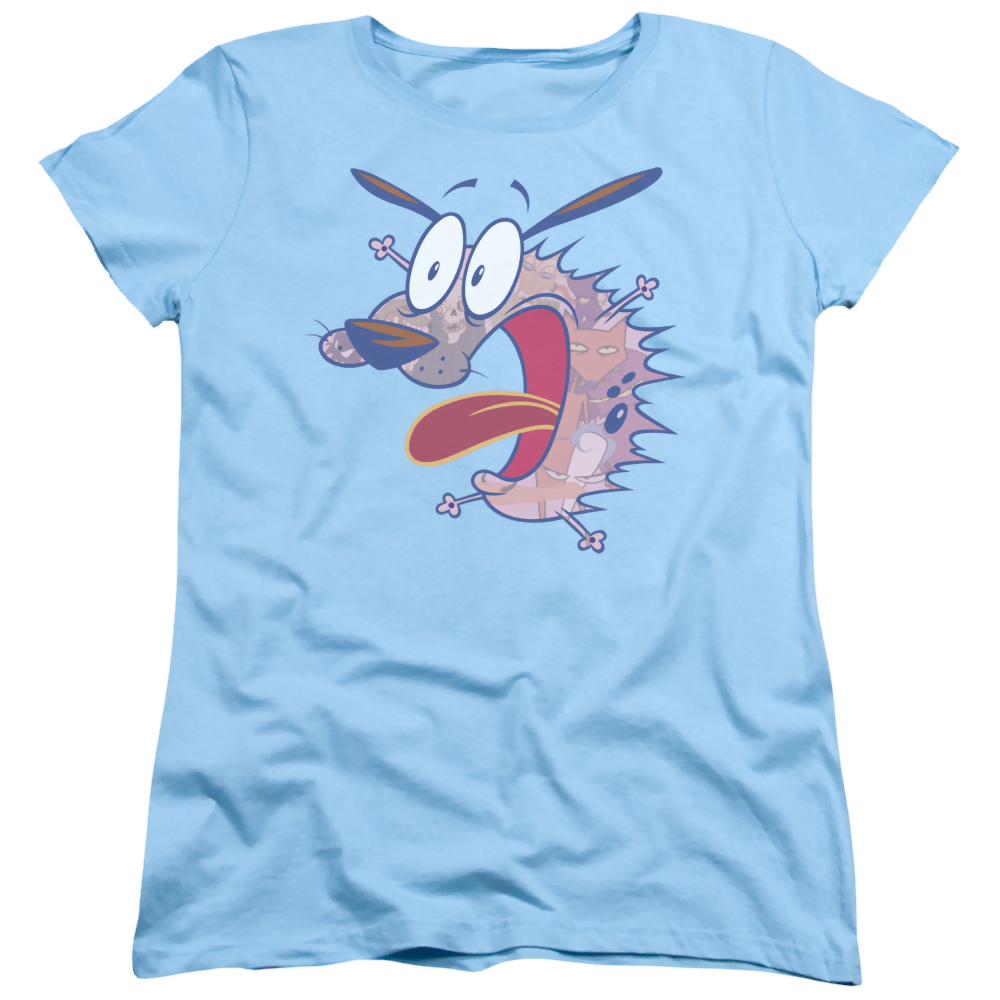 Courage The Cowardly Dog Evil Inside - Women's T-Shirt Women's T-Shirt Courage the Cowardly Dog