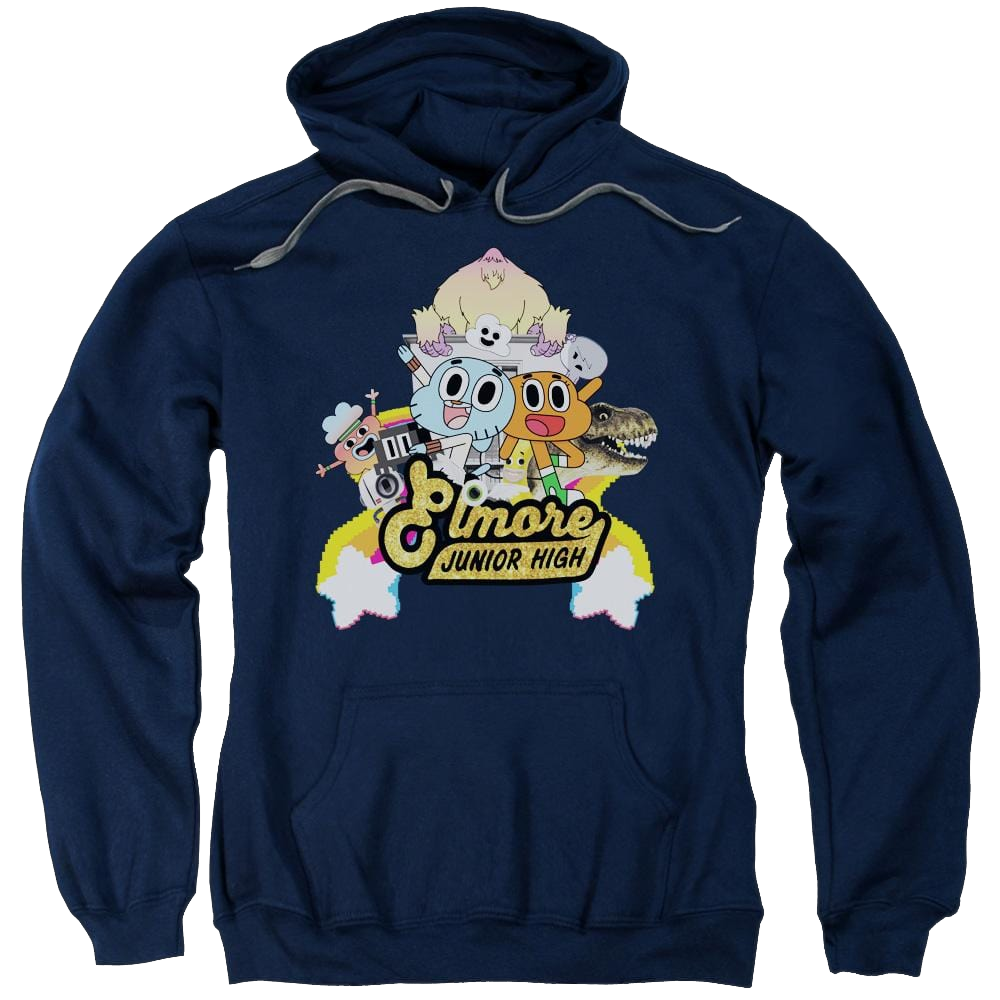 The Amazing World Of Gumball Elmore Junior High Pullover Hoodie Pullover Hoodie The Amazing World Of Gumball