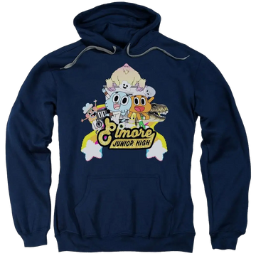 The Amazing World Of Gumball Elmore Junior High Pullover Hoodie The Amazing World Of Gumball