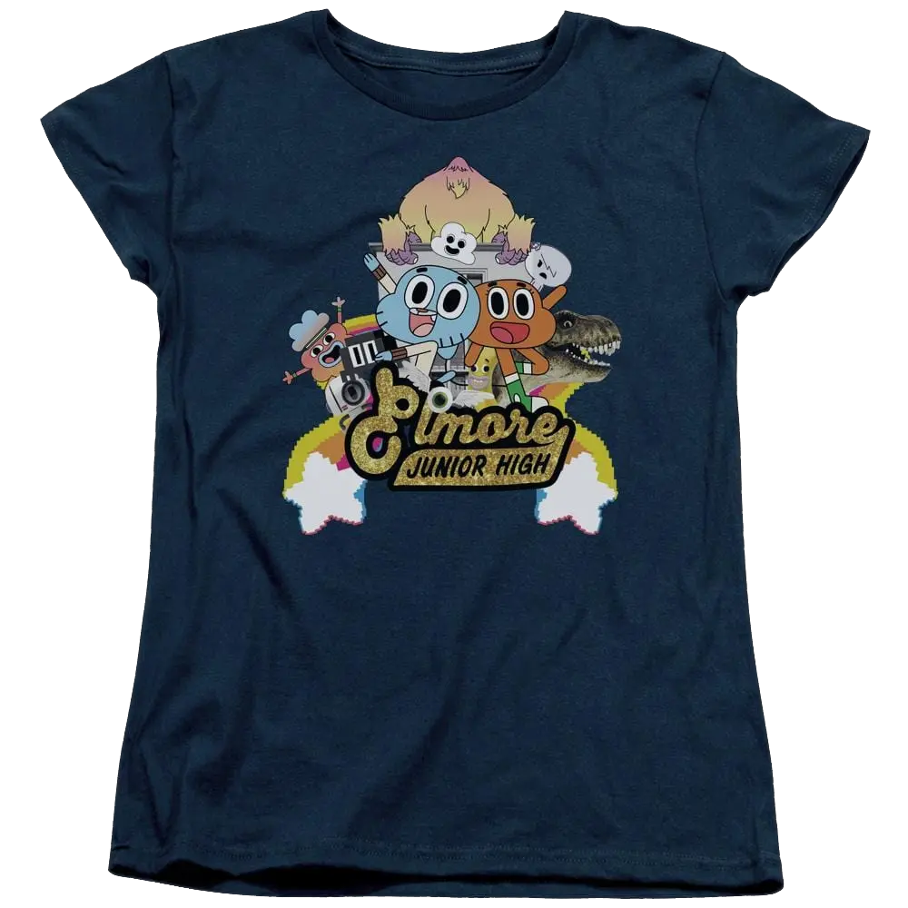 The Amazing World Of Gumball Elmore Junior High Women's T-Shirt The Amazing World Of Gumball