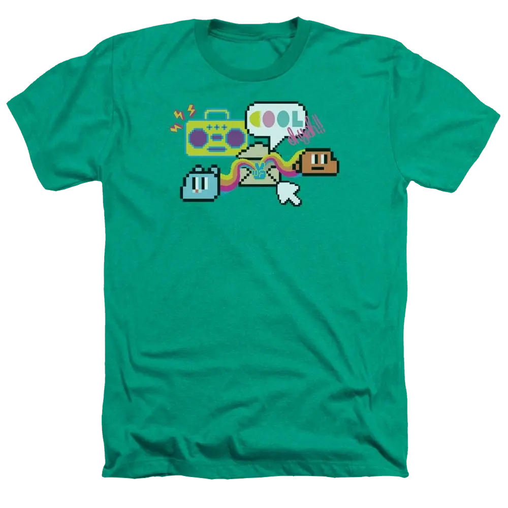 The Amazing World Of Gumball Cool Oh Yeah Men's Heather T-Shirt The Amazing World Of Gumball