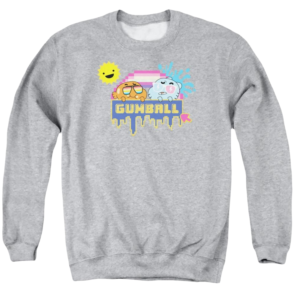 The Amazing World Of Gumball Sunshine Men's Crewneck Sweatshirt Men's Crewneck Sweatshirt The Amazing World Of Gumball