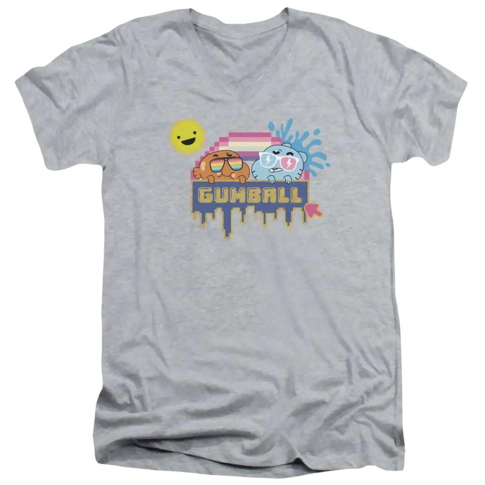 The Amazing World Of Gumball Sunshine Men's V-Neck T-Shirt The Amazing World Of Gumball