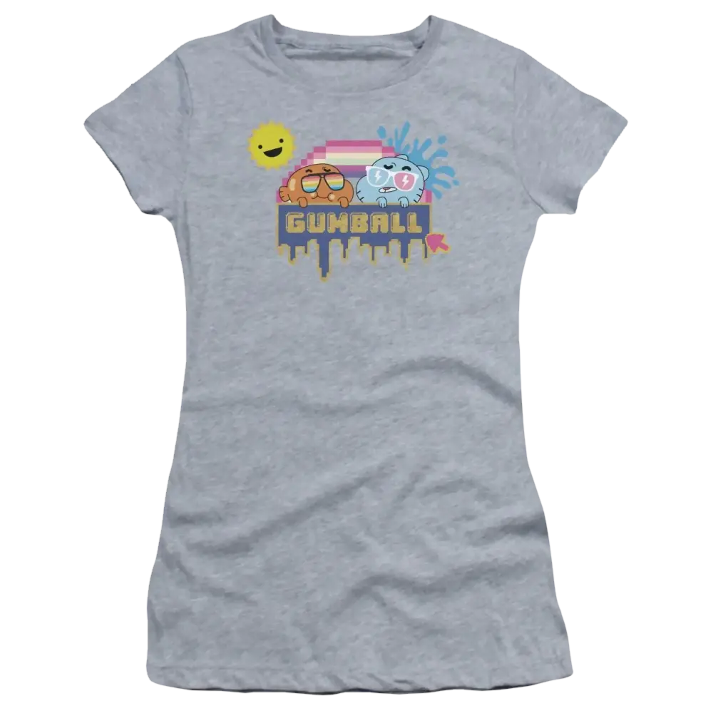 The Amazing World Of Gumball Sunshine Juniors T-Shirt The Amazing World Of Gumball