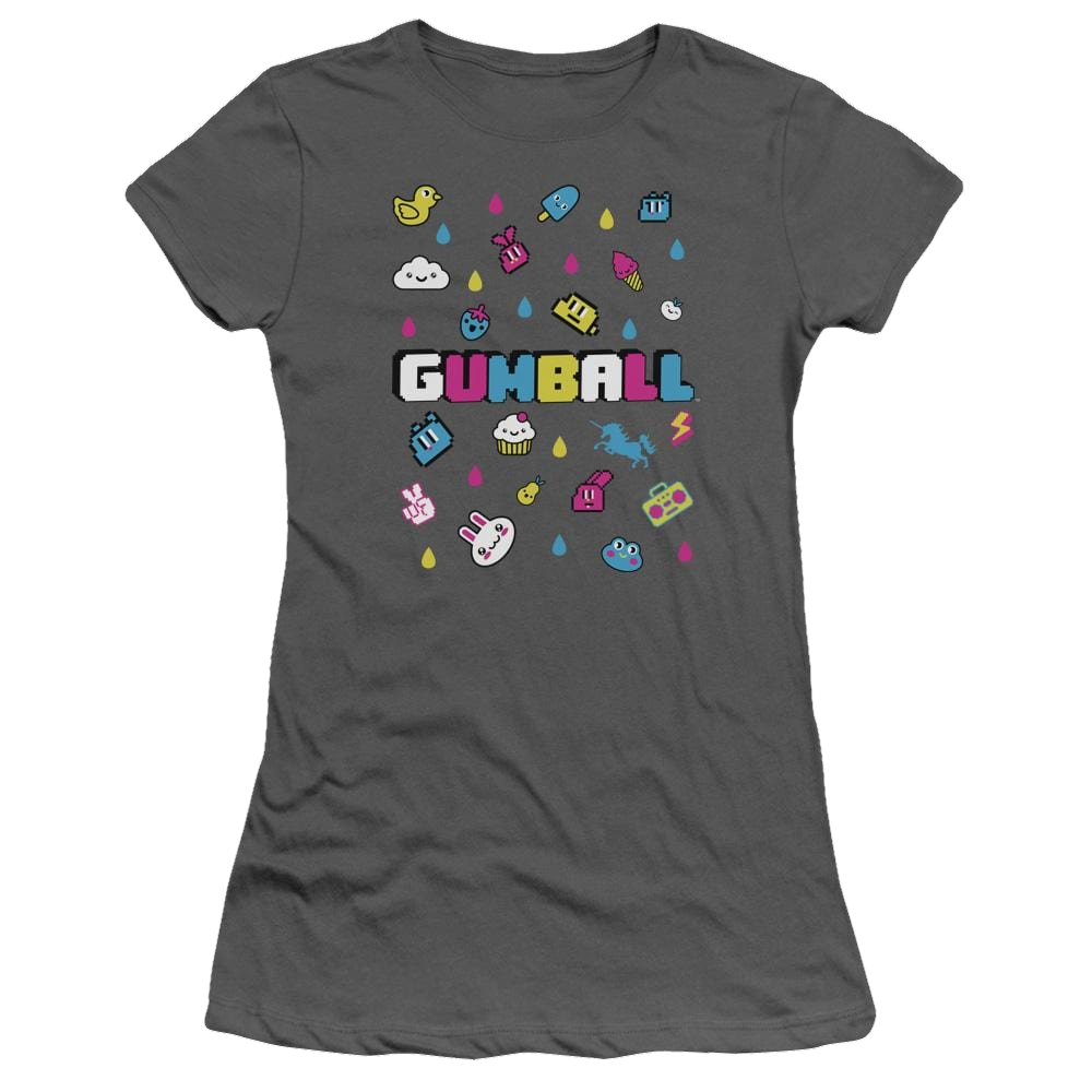 The Amazing World Of Gumball Fun Drops Juniors T-Shirt Juniors T-Shirt The Amazing World Of Gumball