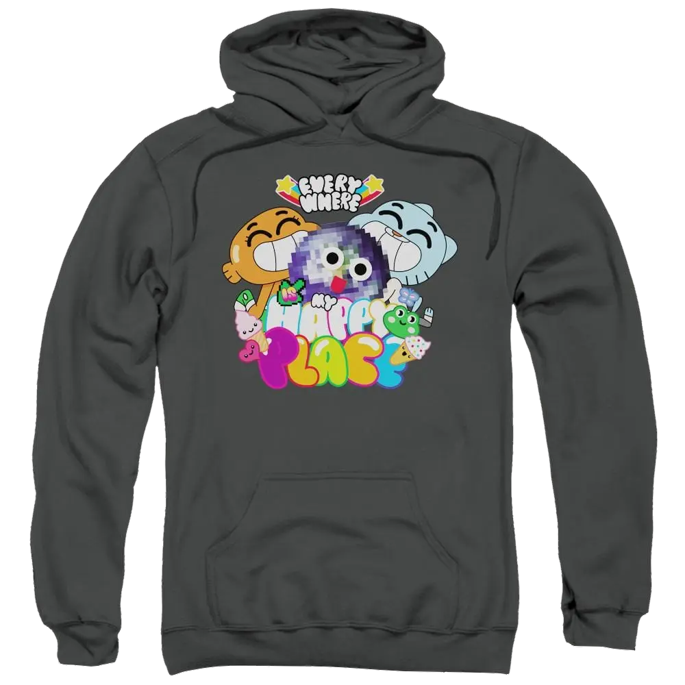 The Amazing World Of Gumball Happy Place Pullover Hoodie The Amazing World Of Gumball