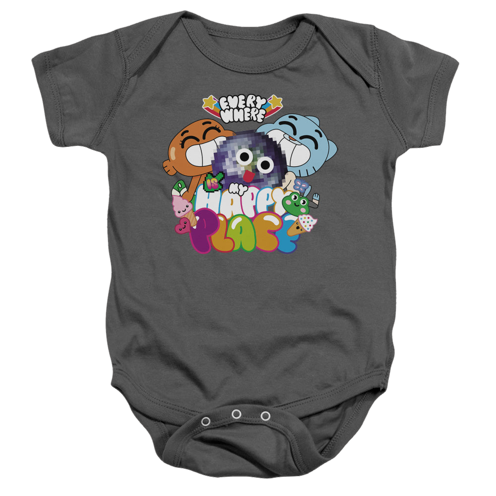 Amazing World of Gumball, The Happy Place - Baby Bodysuit Baby Bodysuit The Amazing World Of Gumball