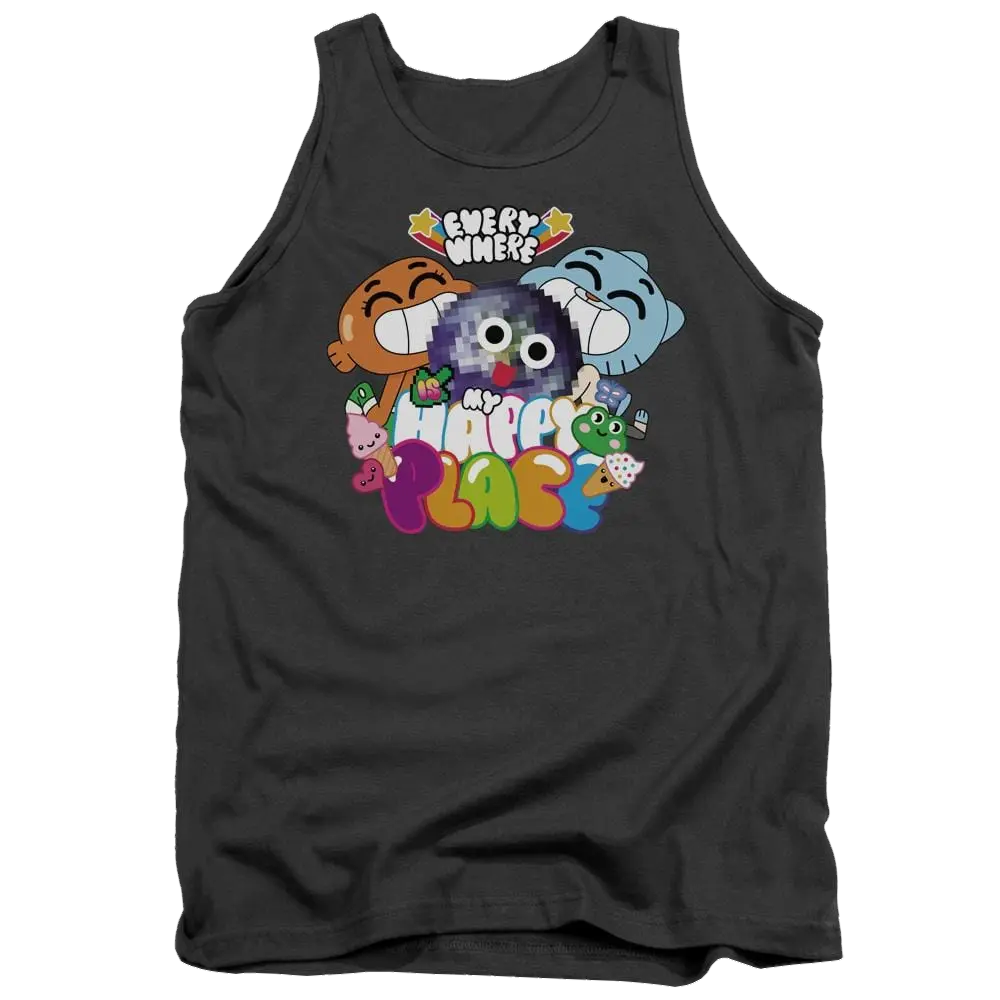 The Amazing World Of Gumball Happy Place Men's Tank The Amazing World Of Gumball