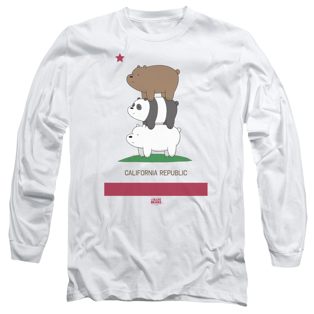 We Bare Bears Cali Stack Men's Long Sleeve T-Shirt Men's Long Sleeve T-Shirt We Bare Bears