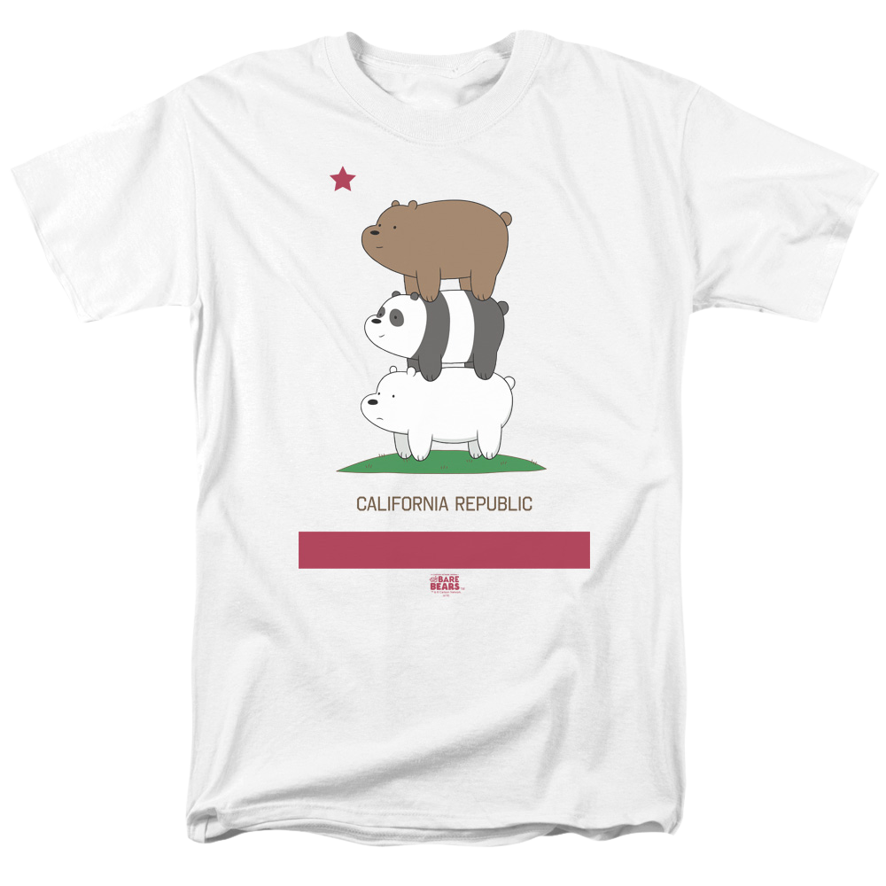 We Bare Bears Cali Stack Men's Regular Fit T-Shirt Men's Regular Fit T-Shirt We Bare Bears