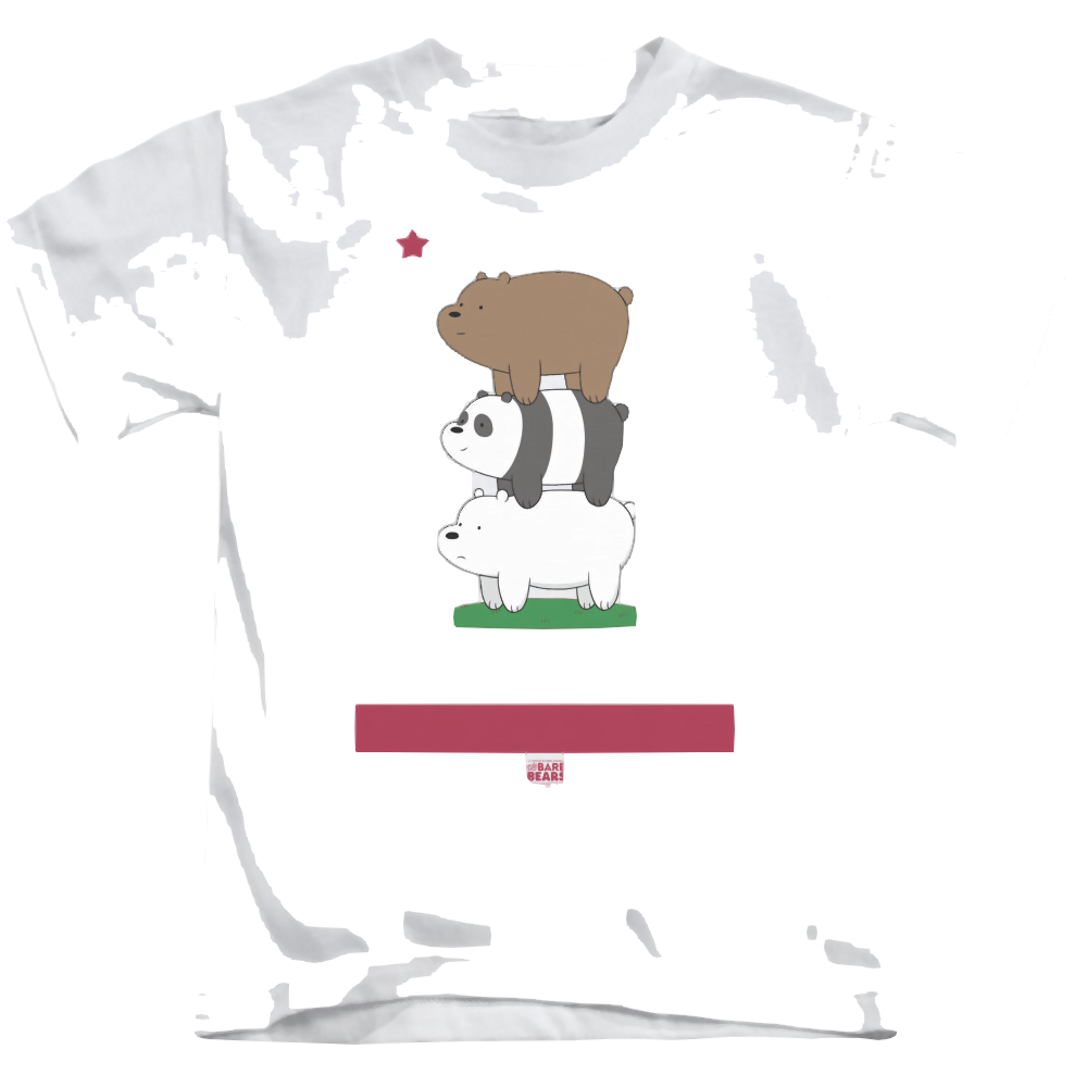 We Bare Bears Cali Stack - Kid's T-Shirt Kid's T-Shirt (Ages 4-7) We Bare Bears