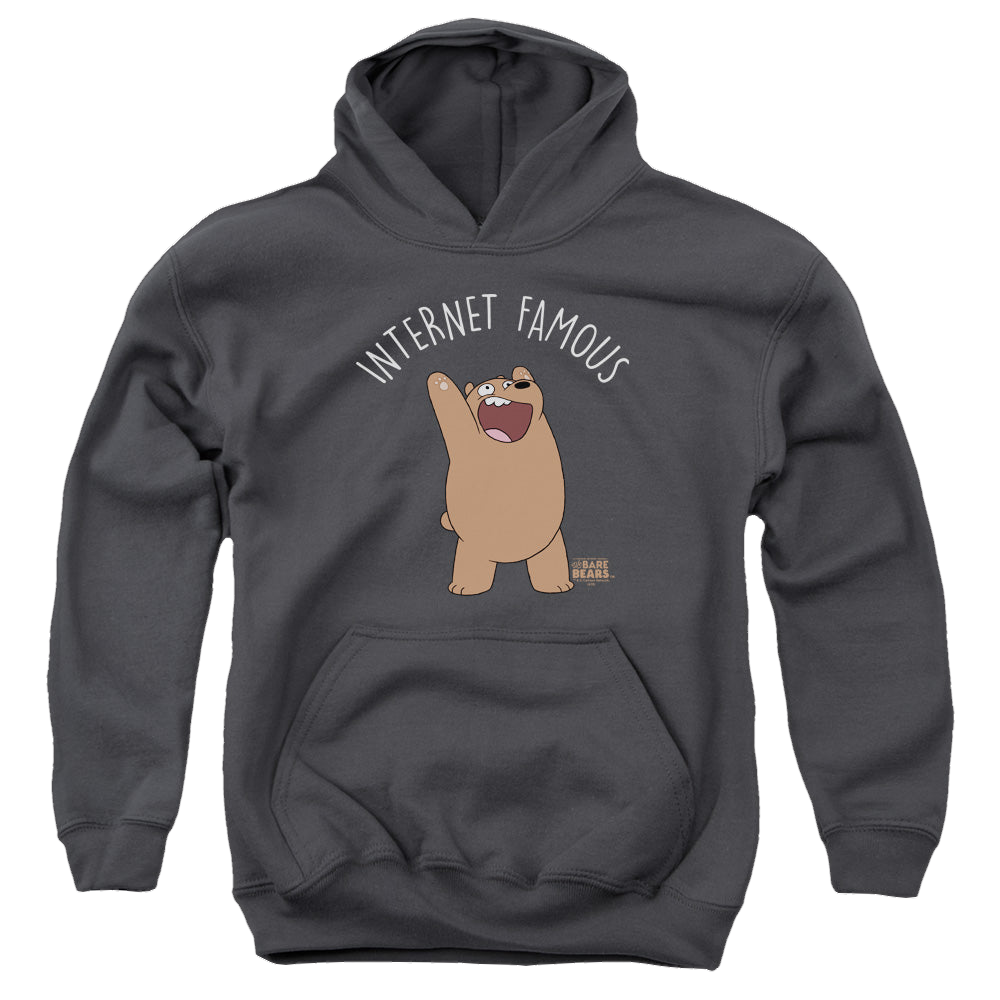 We Bare Bears Internet Famous - Youth Hoodie Youth Hoodie (Ages 8-12) We Bare Bears
