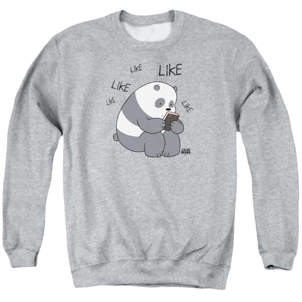 We Bare Bears Like Like Like Men's Crewneck Sweatshirt Men's Crewneck Sweatshirt We Bare Bears