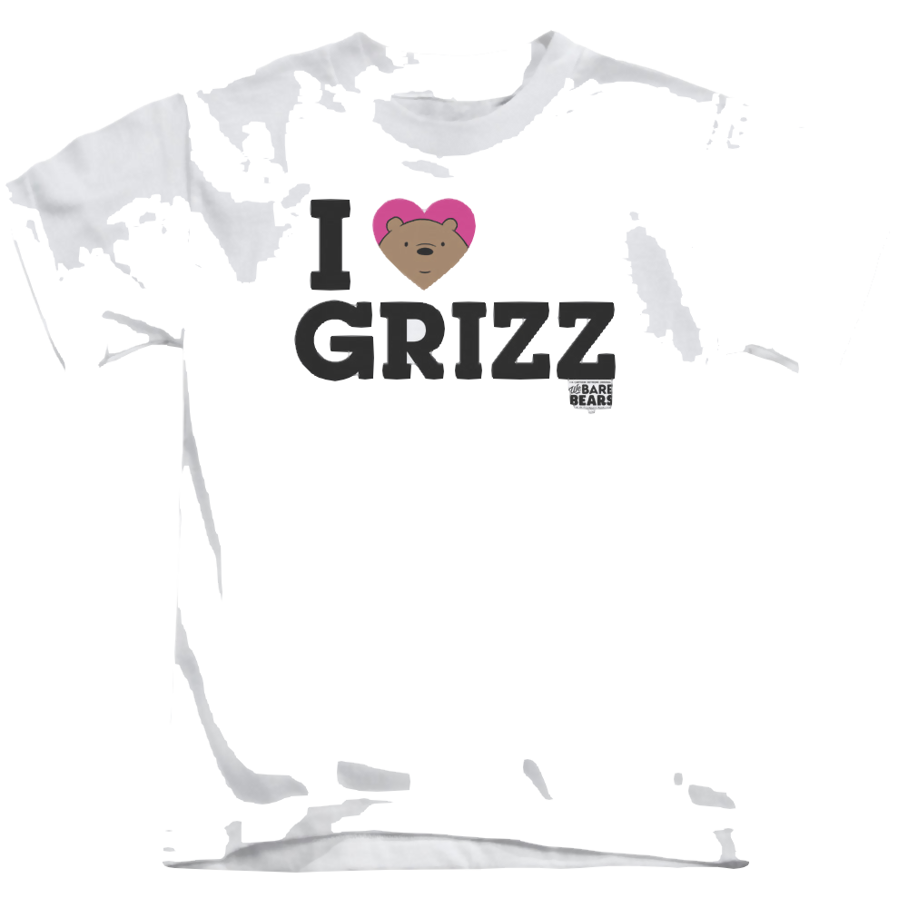 We Bare Bears Heart Grizz - Kid's T-Shirt Kid's T-Shirt (Ages 4-7) We Bare Bears