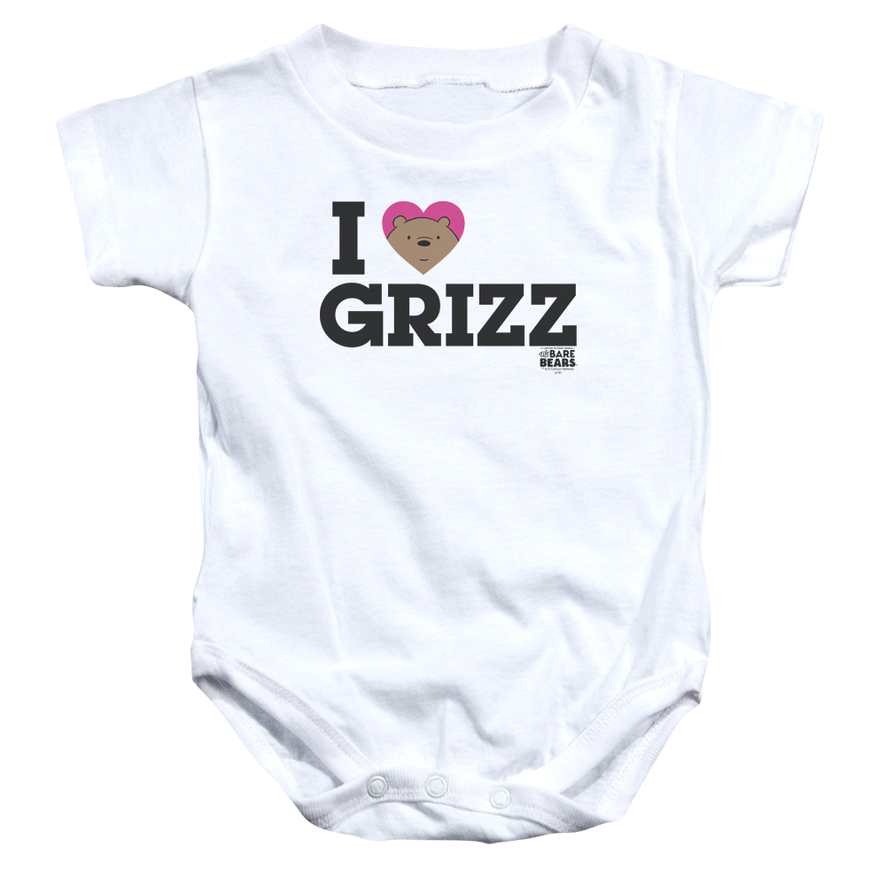 We Bare Bears Heart Grizz - Baby Bodysuit Baby Bodysuit We Bare Bears