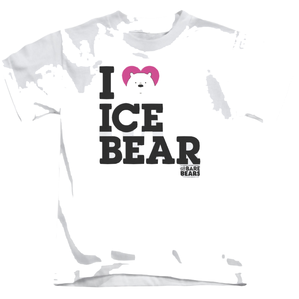 We Bare Bears Heart Ice Bear - Kid's T-Shirt Kid's T-Shirt (Ages 4-7) We Bare Bears