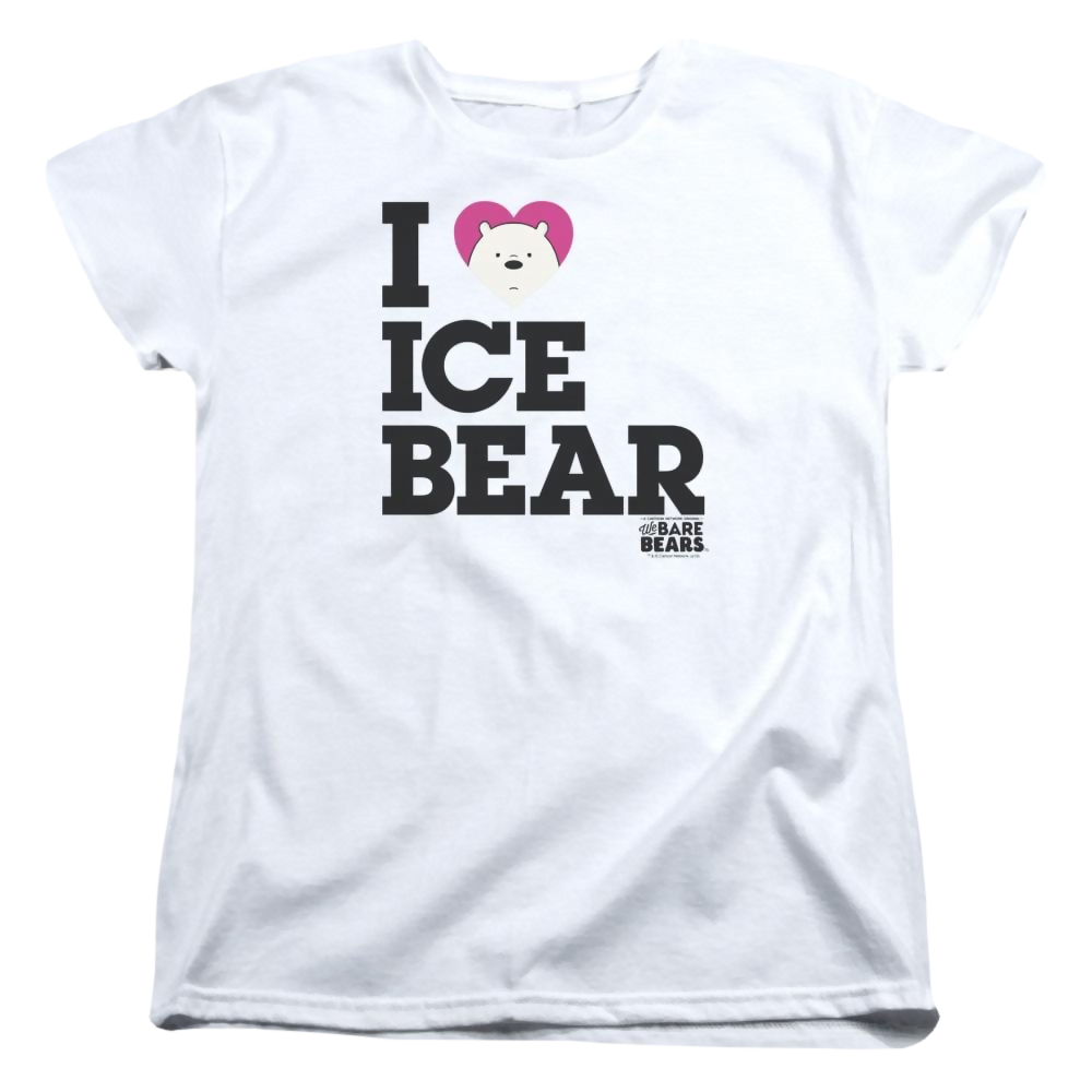 We Bare Bears Heart Ice Bear Women's T-Shirt Women's T-Shirt We Bare Bears