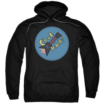 Black pullover hoodie with Steven Universe Cool Dad graphic