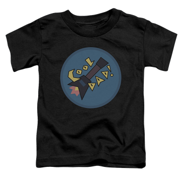 Black toddler t-shirt with Steven Universe Cool Dad graphic