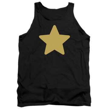 Black men's tank with Steven Universe Greg Star graphic