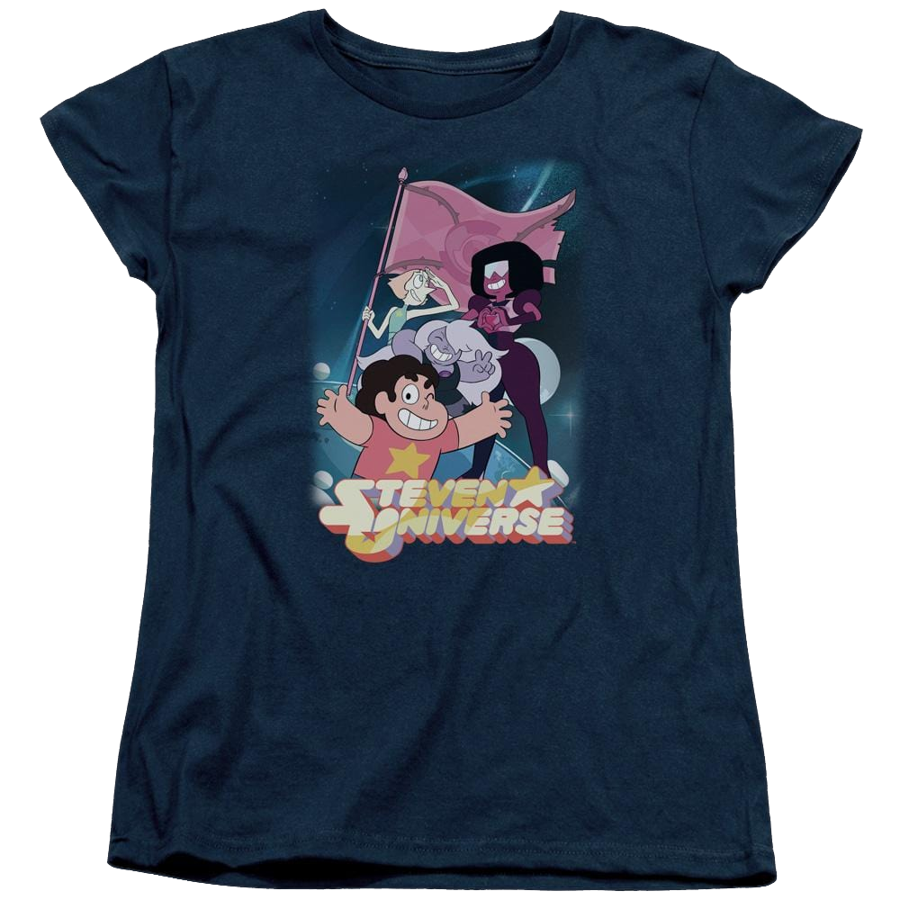 Steven Universe Crystal Gem Flag Women's T-Shirt Women's T-Shirt Steven Universe