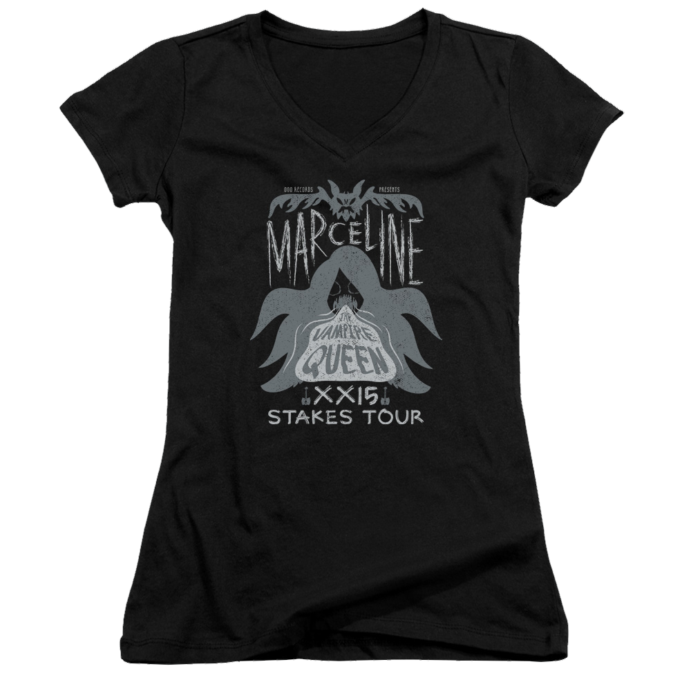 Adventure Time Marceline Concert - Juniors V-Neck T-Shirt Juniors V-Neck T-Shirt Adventure Time