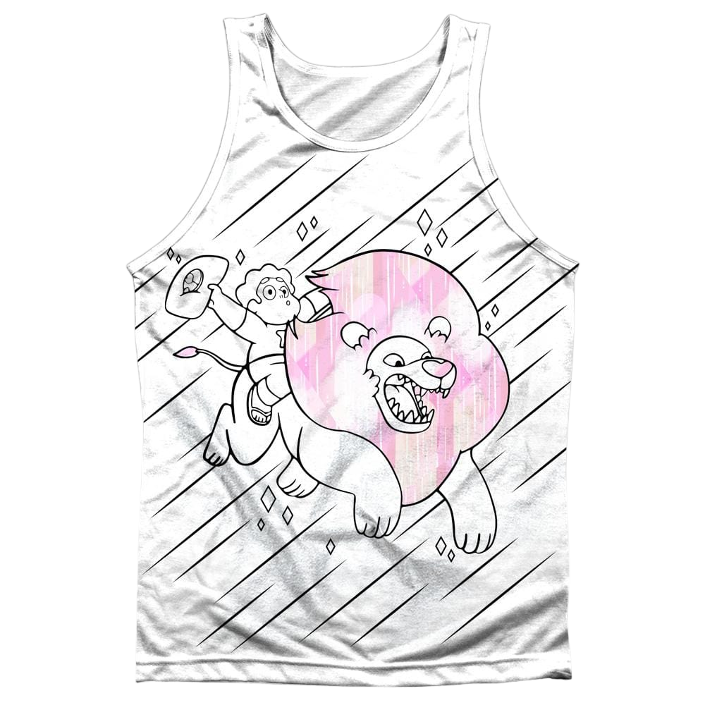 Steven Universe Stev And Lion - Men's All Over Print Tank Top Men's All Over Print Tank Steven Universe