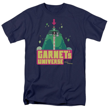 Navy men's regular fit t-shirt with Steven Universe Garnets Universe graphic