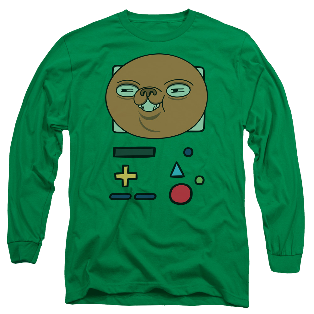 Adventure Time Bmo Mask - Men's Long Sleeve T-Shirt Men's Long Sleeve T-Shirt Adventure Time