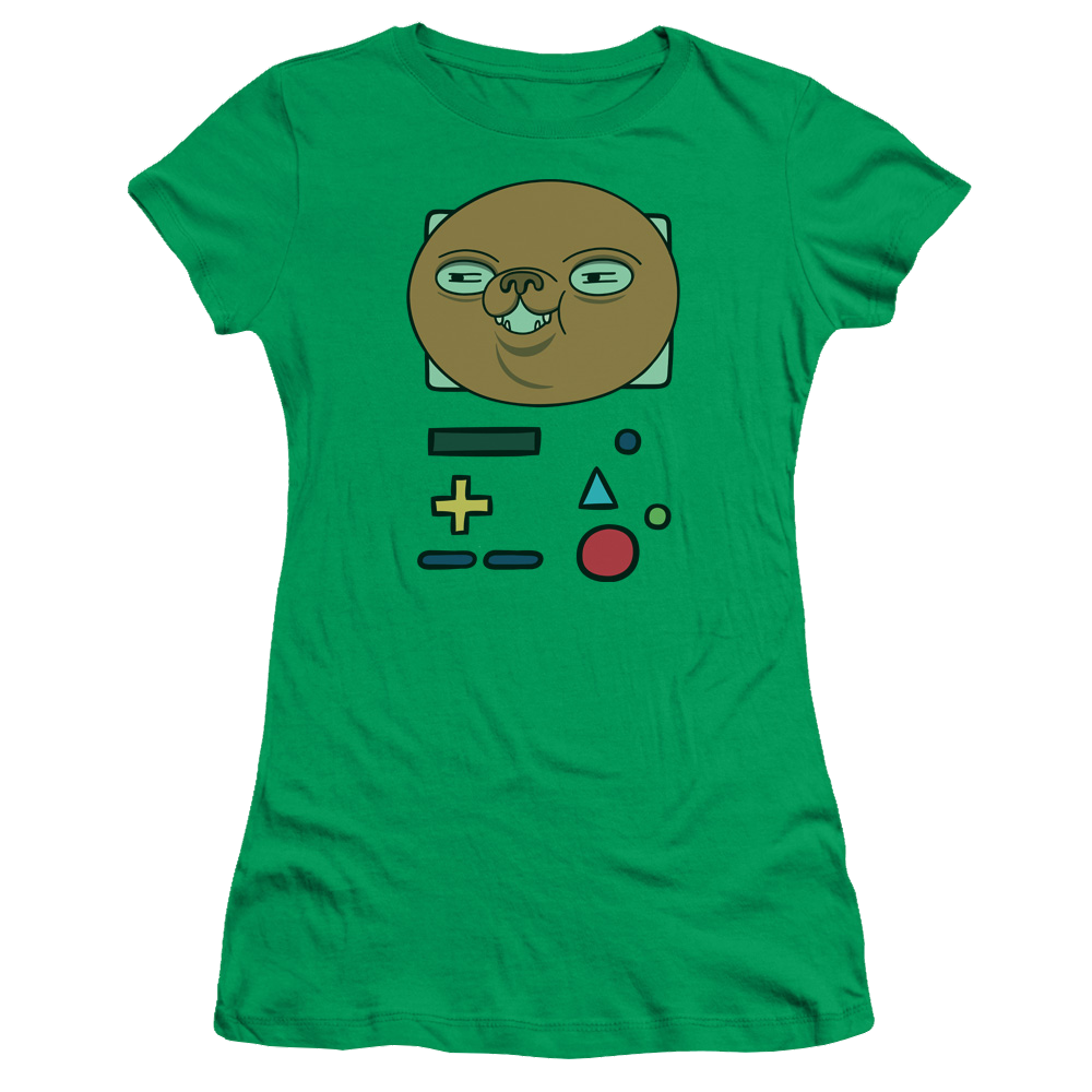 Adventure Time Bmo Mask - Juniors T-Shirt Juniors T-Shirt Adventure Time