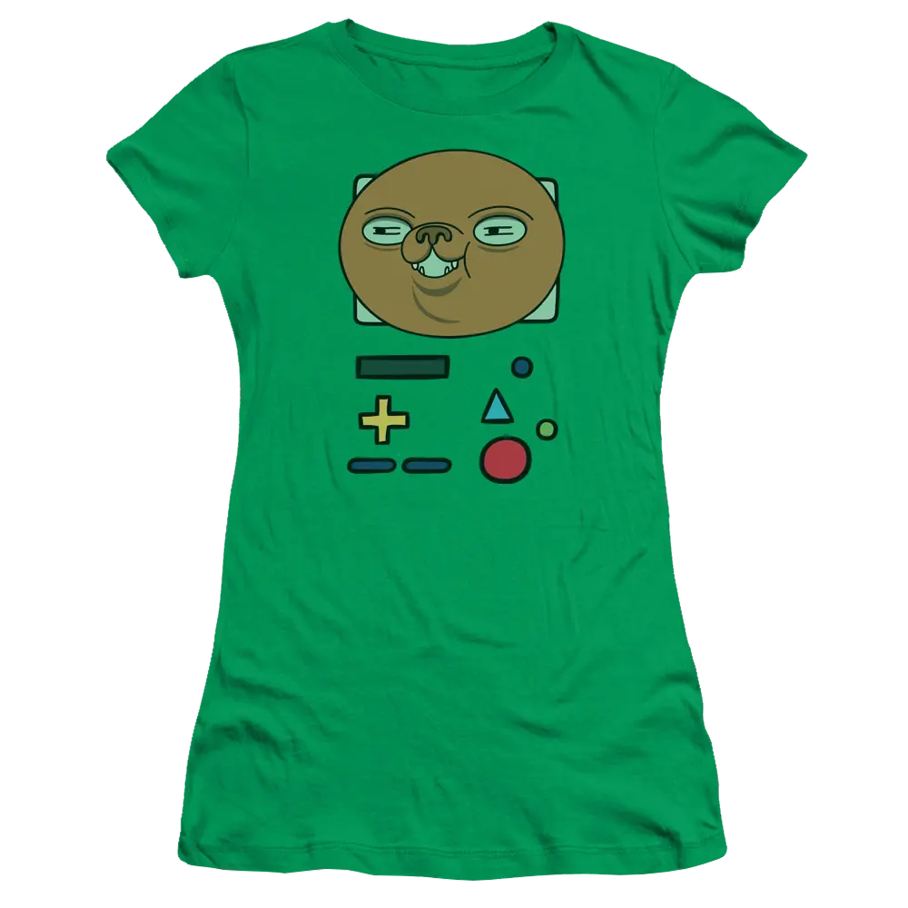 Adventure Time Bmo Mask - Juniors T-Shirt Adventure Time