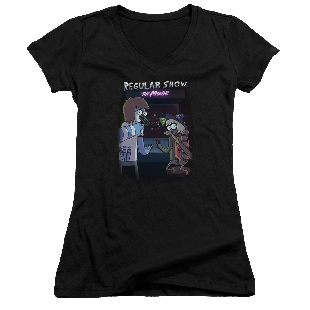 Regular Show Rs The Movie Juniors V-Neck T-Shirt Juniors V-Neck T-Shirt The Regular Show