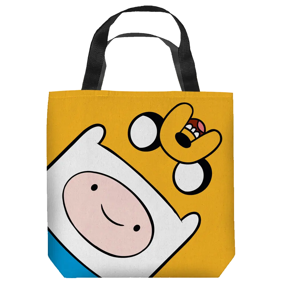 Adventure Time - Finn And Jake Heads - Tote Bag Adventure Time