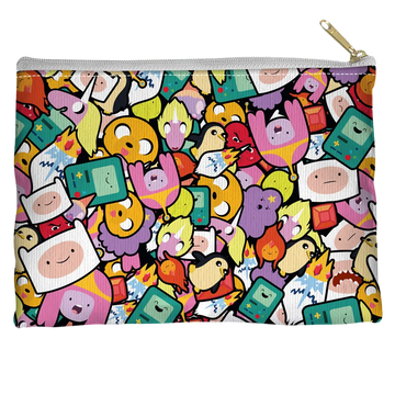 Adventure Time Stacked Stickers Straight Bottom straight bottom pouch