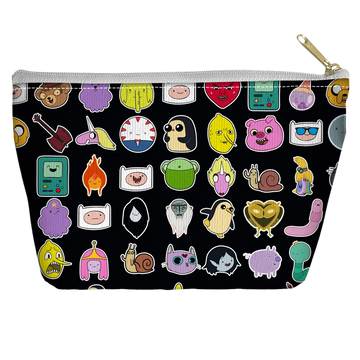 Adventure Time Stickers Tapered Bottom tapered bottom pouch