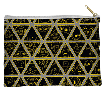 Adventure Time Triangles Straight Bottom straight bottom pouch